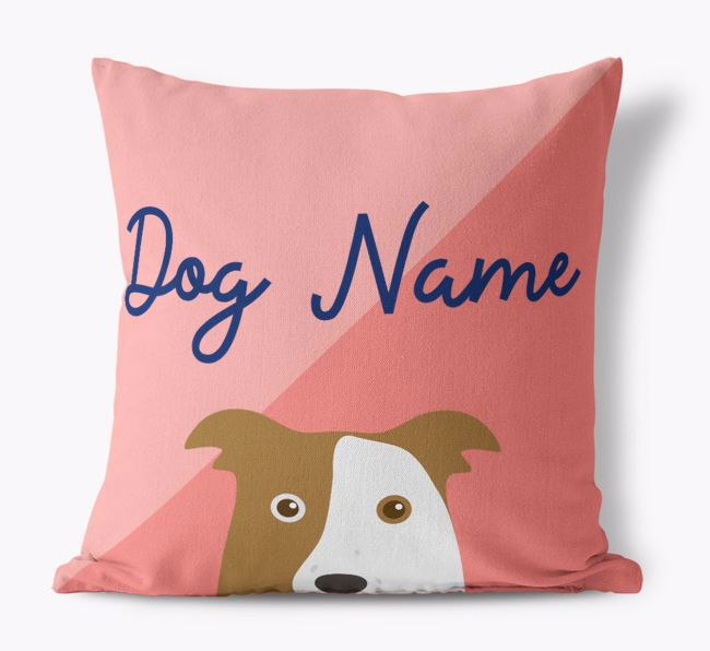 Peeking Name: Personalised {breedFullName} Cushion